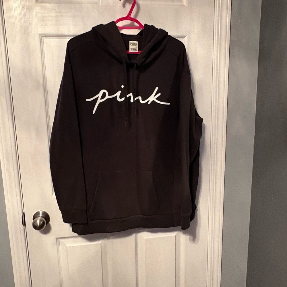 Victoria Secret Pink Script Hoodie